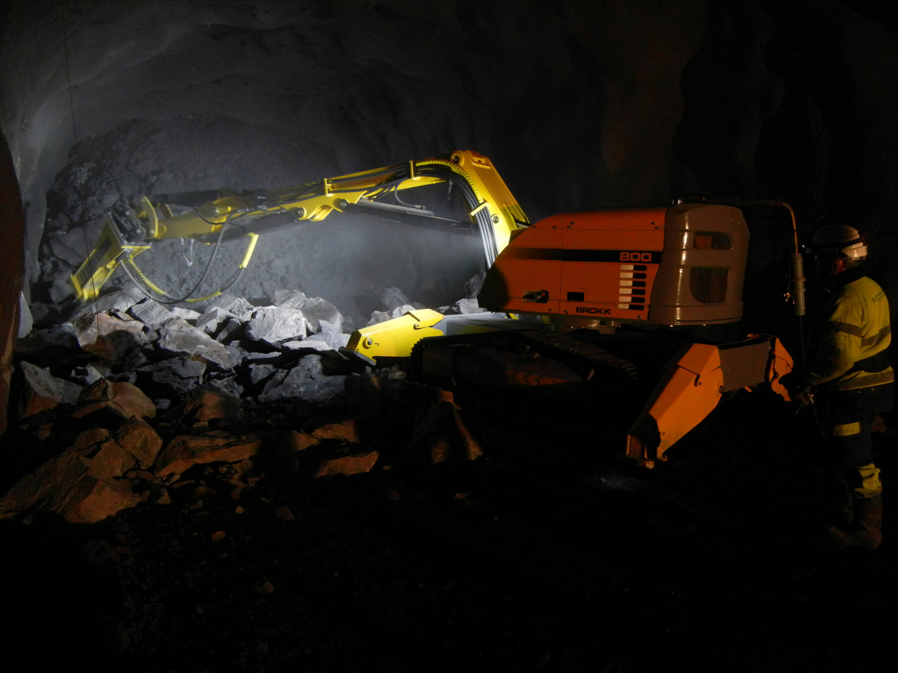 Mitigating Risk in Unsupported Ground: The Role of Brokk Machines in Mine Safety