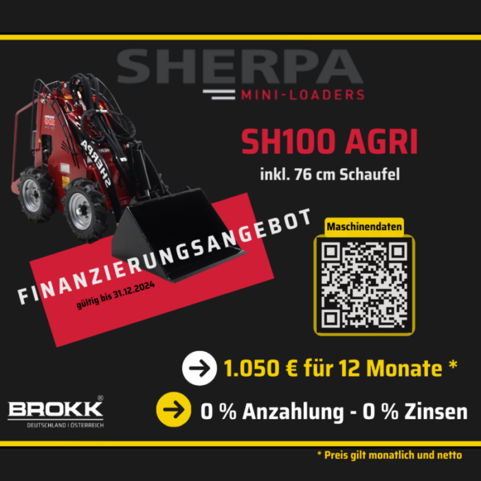 Sonderaktion Sherpa SH100 AGRI