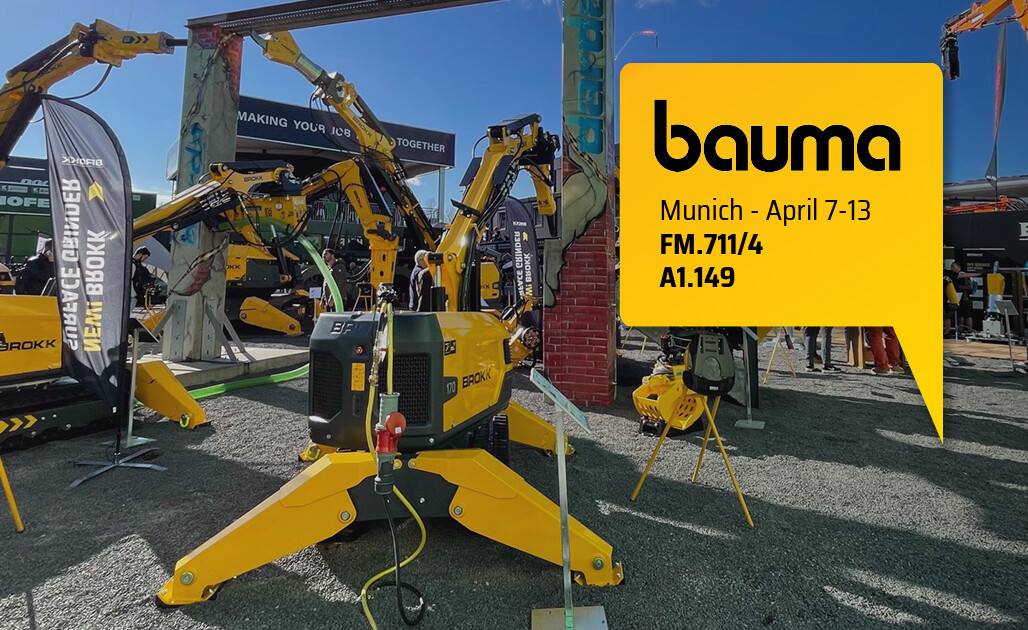 Brokk to Attend Bauma 2025 with Exciting Announcement