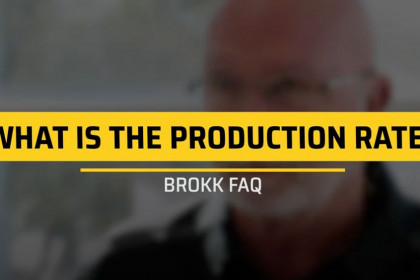FAQ: What is Brokk’s Production Rate?