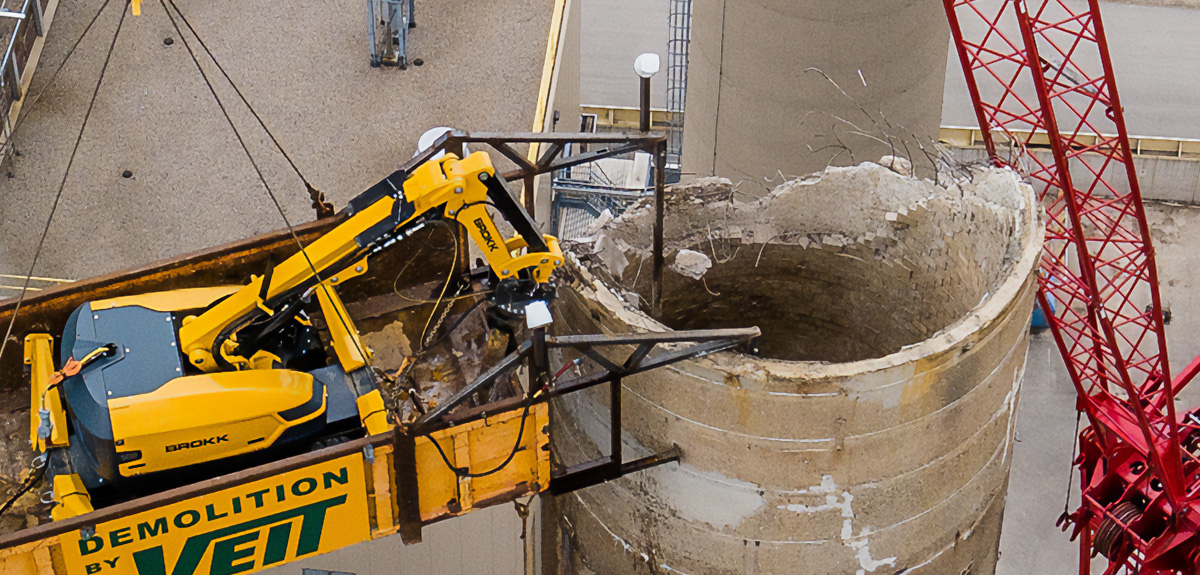 Compact Demolition Robots Solve Access Problems